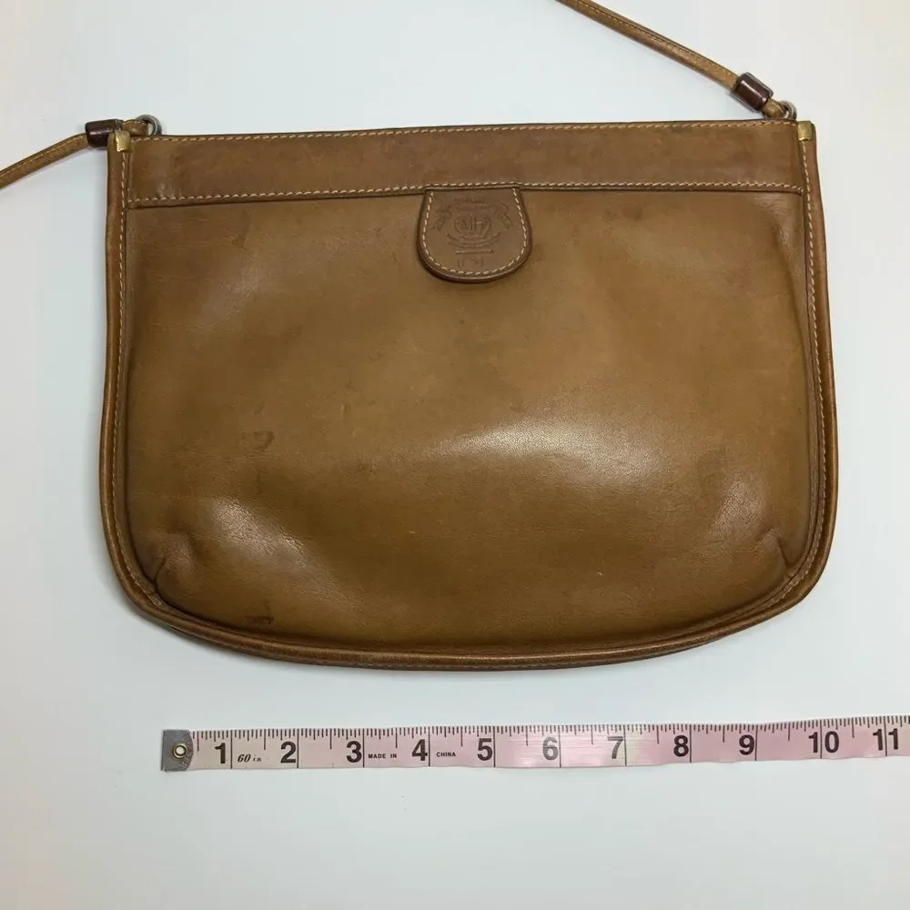 Vintage Ghurka No 40 The Escort Leather Shoulder Bag